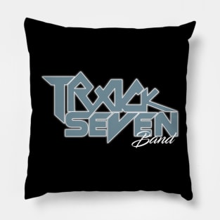 Grey Logo Track Seven Band Pillow