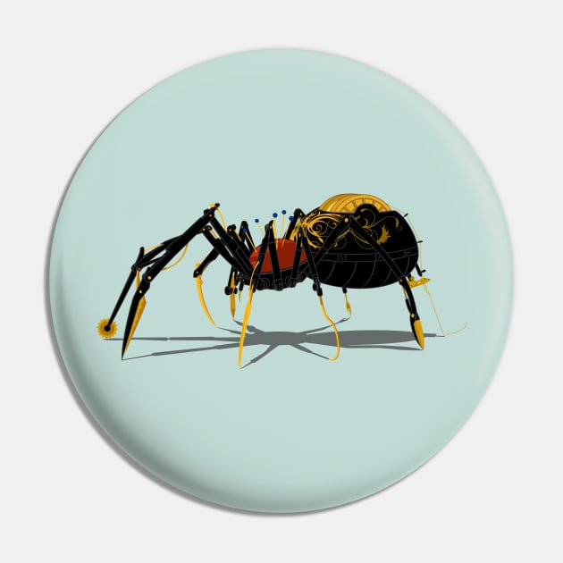 The golden spider Pin by zilone