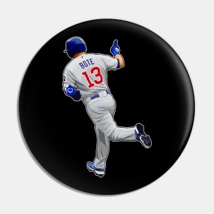 David Bote #13 Run for Homerun Pin