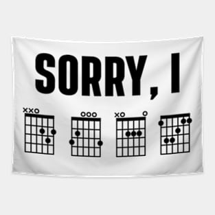 Sorry I DGAF - Funny guitar music Tapestry