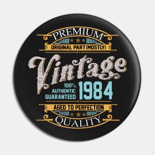 Premium Quality original part (mostly) vintage 1984 Pin