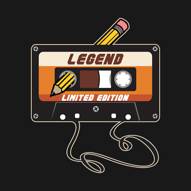 Legend - Limited Edition Cassette Tape Vintage Style by torrelljaysonuk