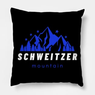 schweitzer mountain Pillow