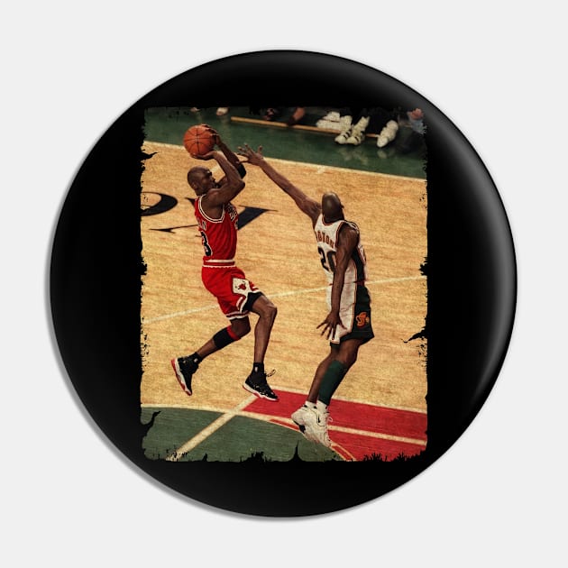 Gary Payton vs Michael Jordan in The 1996 NBA Finals Pin by Wendyshopart