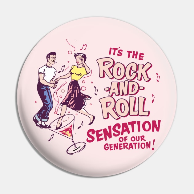 50's Rock'n'Roll dance Pin by Shockin' Steve