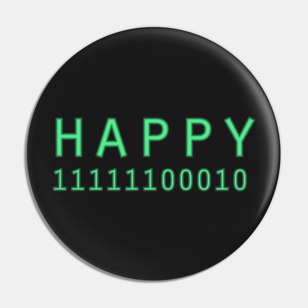 Happy 2018 - Binary number Pin by PrintablesPassions