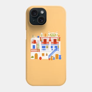 Sun of Mykonos Pixel art Phone Case