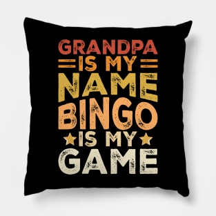 Grandma Is My Name Bingo Is My Name T shirt For Women T-Shirt Pillow