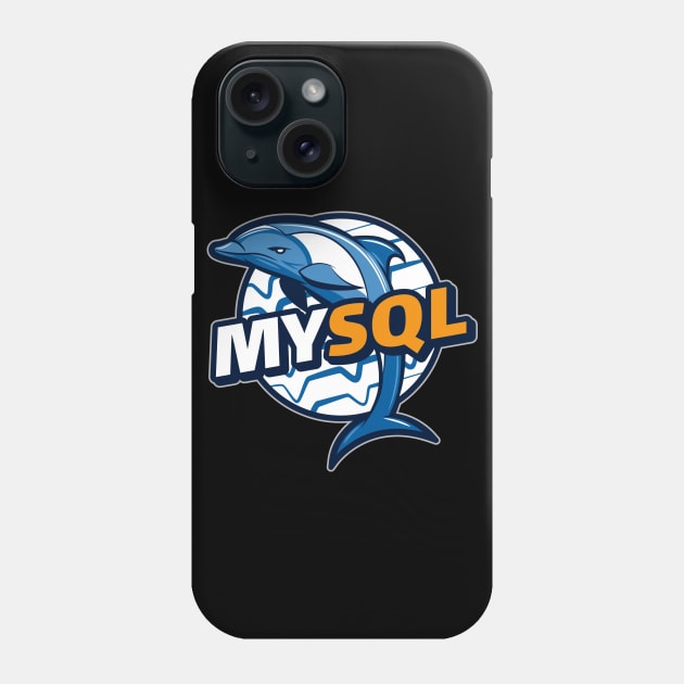 Cyber Security - Ethical Hacker - MySQL Phone Case by Cyber Club Tees