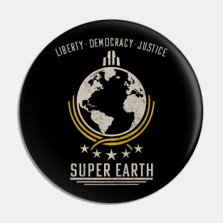 Super Earth Diving Into Hell For Liberty Pin