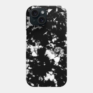 Black marble - Tie-Dye Shibori Texture Phone Case