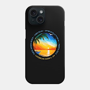 Punta Arenas Beach, Cabo Rojo, Puerto Rico Phone Case