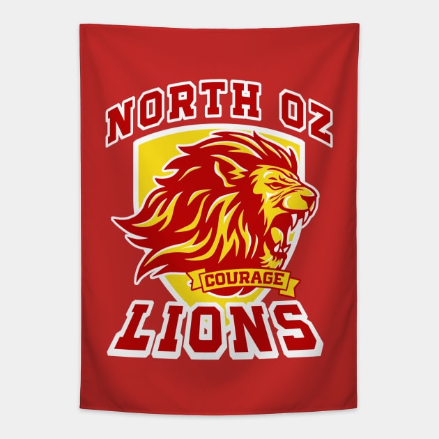 North Oz Lions Tapestry by PopCultureShirts