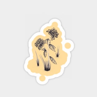 Chrysanthemum Magnet