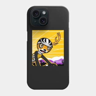 Velo the One-Antlered Cyclist Deer Phone Case