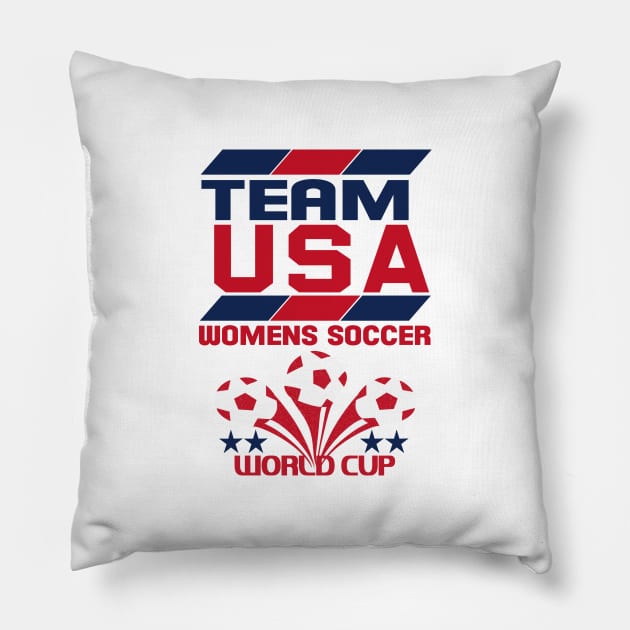 Team USA Soccer Pillow by GLStyleDesigns