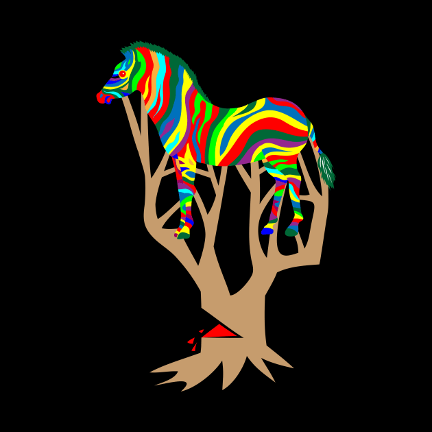 Irony of Life 01 - Zebra tree by martinussumbaji