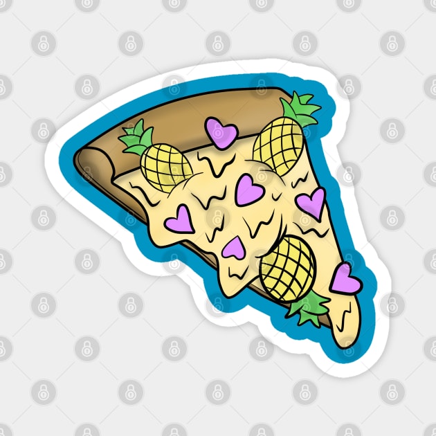 Pizza Pineapple Magnet by thearkhive