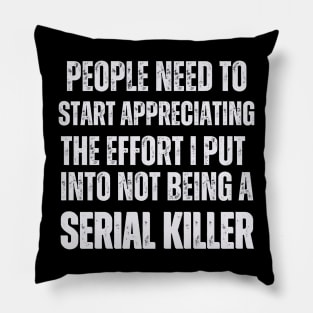 Serial Killer Pillow