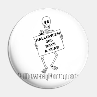 Classic Halloween Forum Shirt Pin