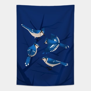 Blue Jay Tapestry