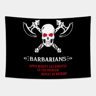 RPG Definition of Barbarians Tapestry