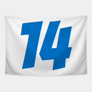 Fernando Alonso 14 - Driver Number Tapestry