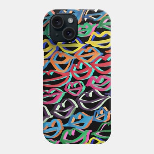 kiss the night rainbow - heyK's rainbow kisses Phone Case