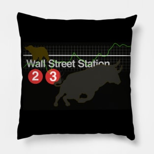 Wall Street Station Pillow
