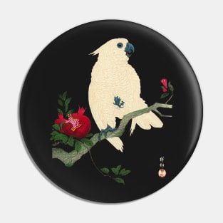 Cockatoo and Pomegranate Pin