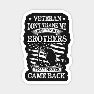 Veterans Army Air Force Gift Magnet