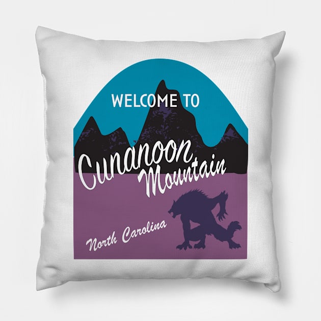 Get Wild on Cunanoon Mountain! Pillow by Martin & Brice