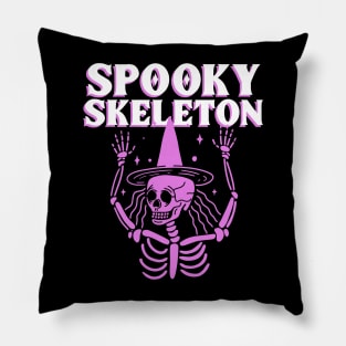 spooky skeleton Pillow