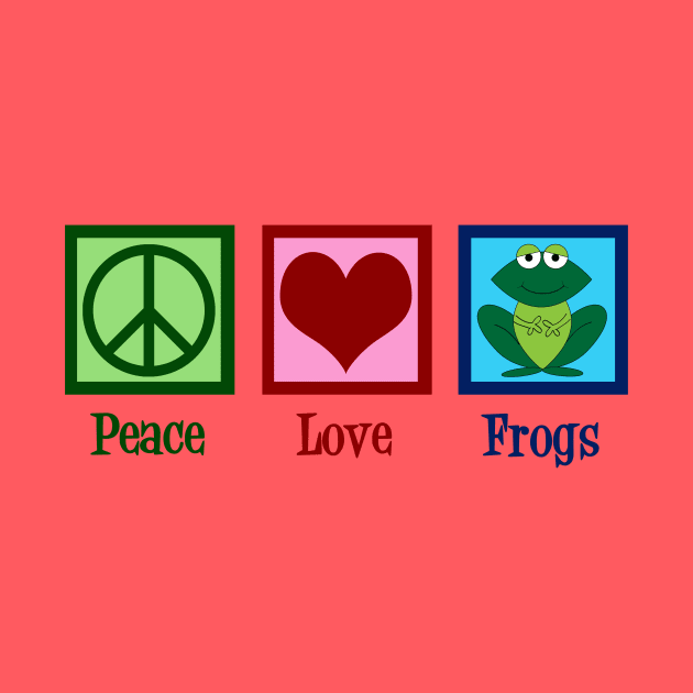 Peace Love Frogs by epiclovedesigns