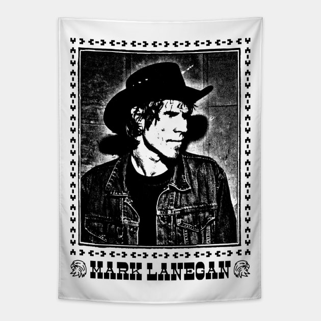 Mark Lanegan / Vintage Style Fan Artwork Tapestry by DankFutura