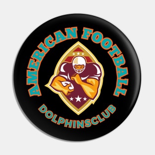 Miami Dolphins Football Team fan 7 Pin