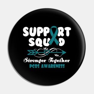 PCOS Gastroparesis Awareness Support Squad Stronger Together - In This Family We Fight Together Pin