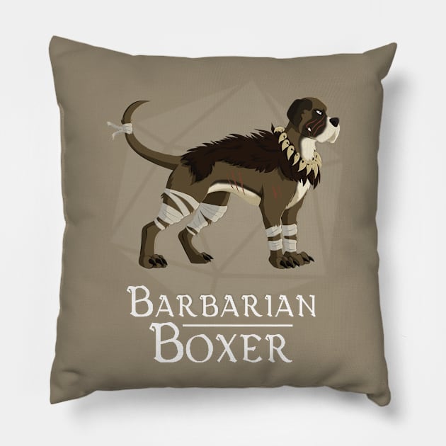 Barbarian Boxer Pillow by Celestirus