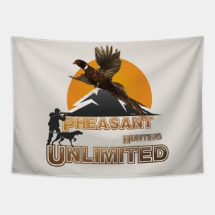 Pheasant Hunting Unlimited Tapestry