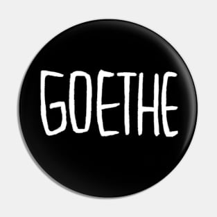 German Literature, Writer, Goethe Pin