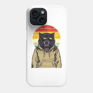 Teen Wolf in a hoddie with glasses Phone Case