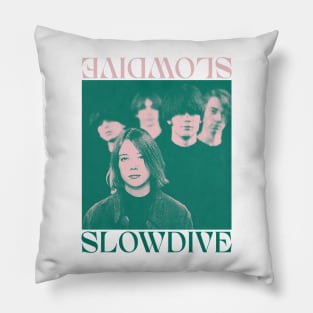 Slowdive • • • • • 1990s Retro Aesthetic Design Pillow