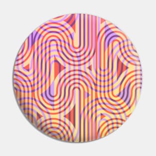 Colorful waves pattern Pin