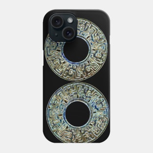 Ancient Neon Inca Rings Phone Case