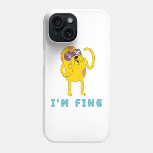 Adventure time I'm fine Phone Case