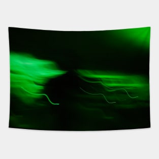 Green blurry lights Tapestry