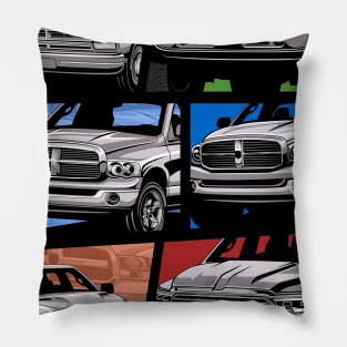 Pick up Truck Generations Pillow