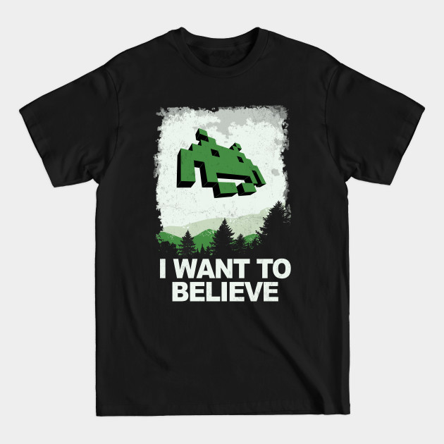 Disover I WANT TO BELIEVE - Xfiles - T-Shirt