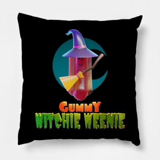 Halloweeners - Gummy Witchy Weenie Pillow