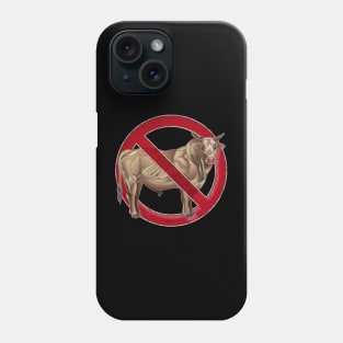 No Bull Stained Glass Phone Case